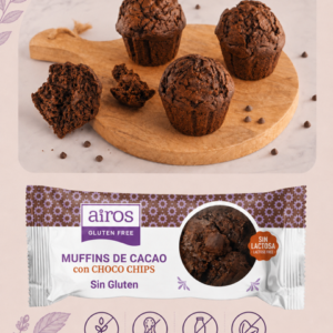 Kakaós Muffin csokidarabokkal
